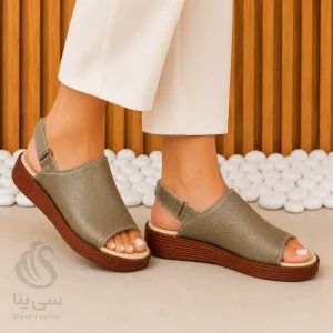 صندل طبی راحتی کد ۱۷۲۵ – چرم طبیعی در چهار رنگ با زیره PU