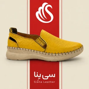 کفش طبی راحتی کد ۱۴۶۵ – چرم طبیعی در شش رنگ با زیره PU سبک و انعطاف‌پذیر5