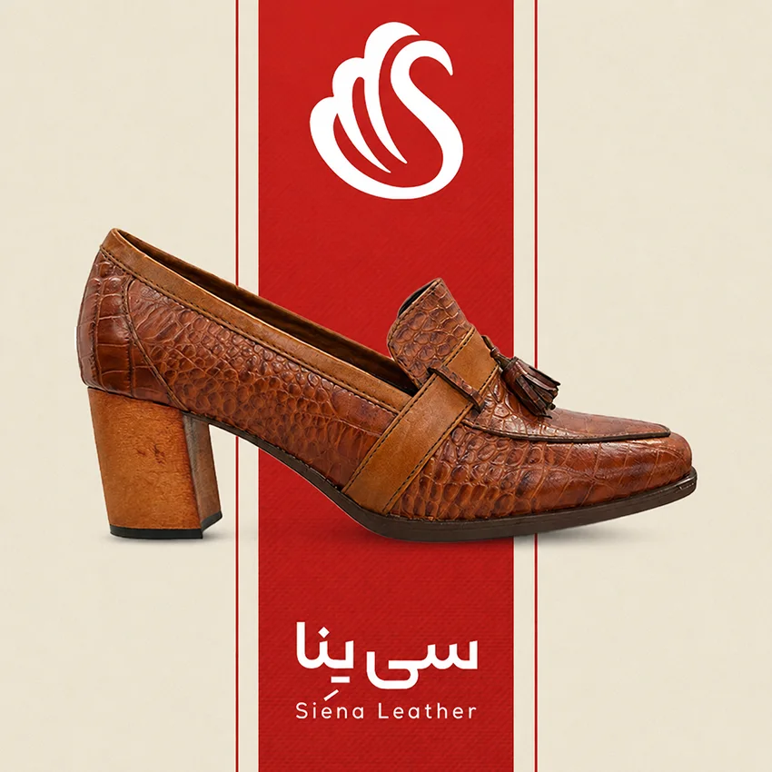 کفش کلاسیک راحتی کد ۰۵۴ – چرم طبیعی در دو رنگ با زیره نیولایت و پاشنه چوب