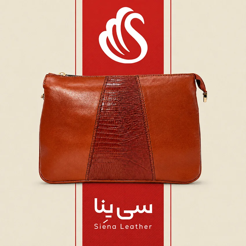 کیف تمام چرم اسپرت کد ۳۰۶۳ – شش رنگ، بند بلند و پشت زیپ