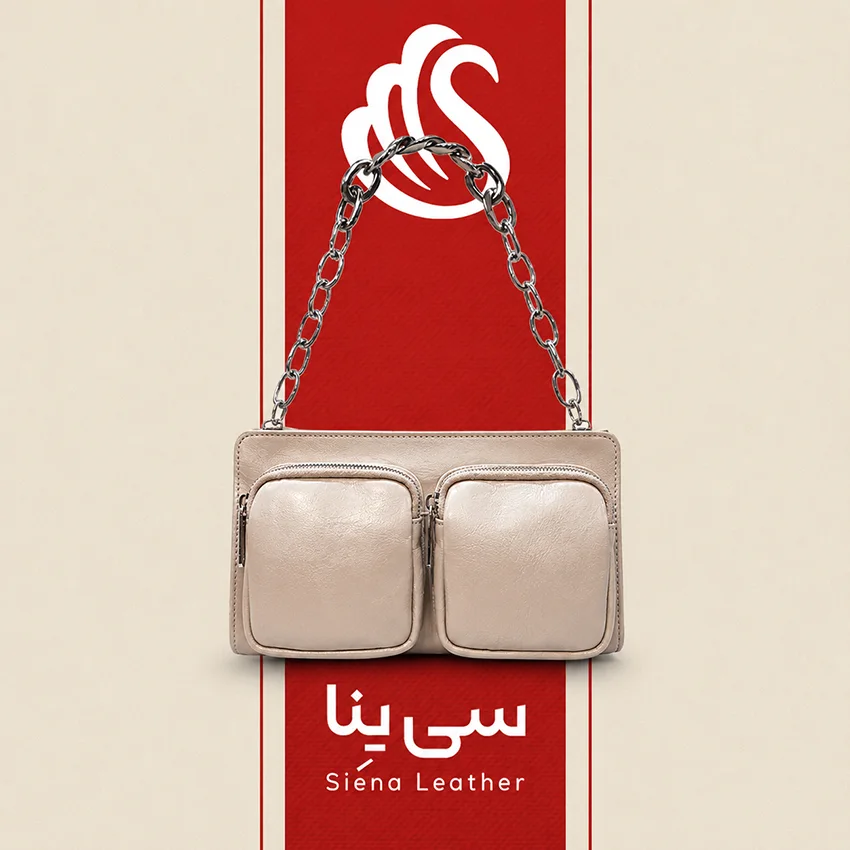 کیف تمام چرم اسپرت کد ۳۰۷۷ – شش رنگ، بند بلند و پشت زیپ